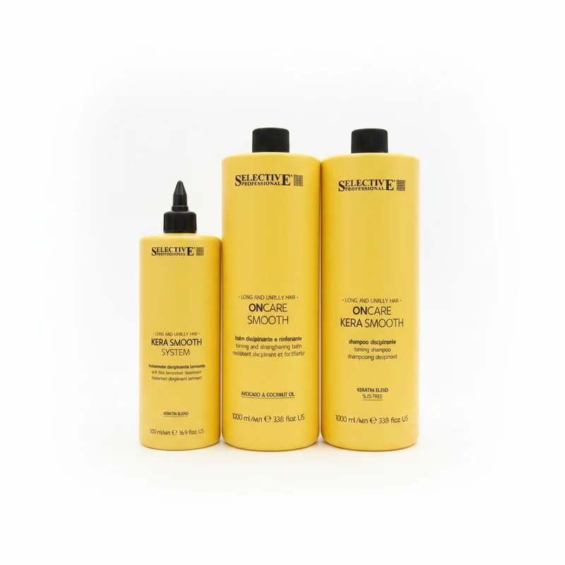 SELECTIVE KIT SMOOTH SHAMPOO 1000ML + BALM 1000ML + TRATTAMENTO LAMINANTE 500ML
