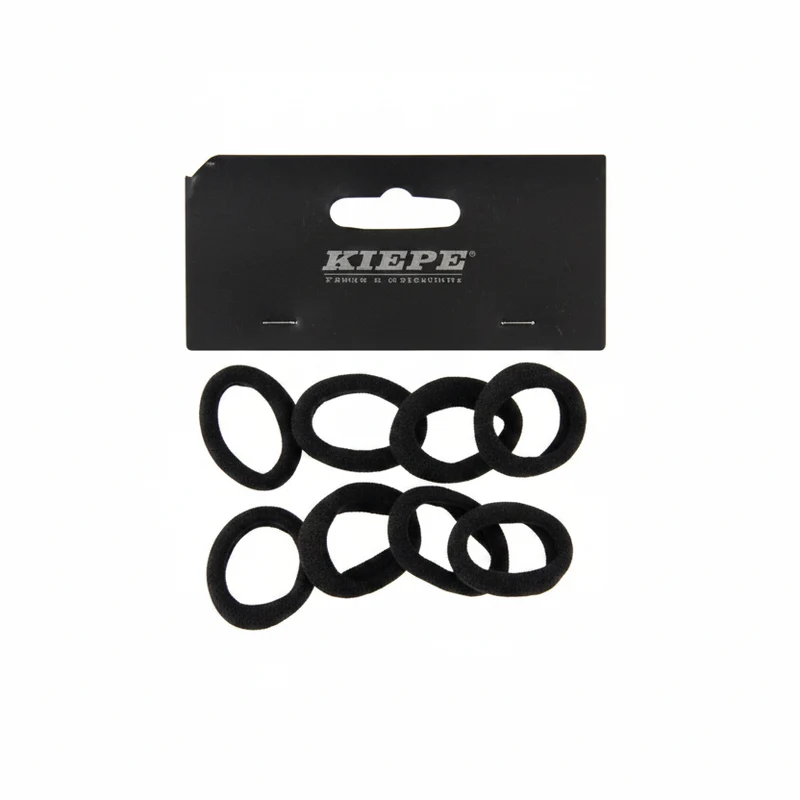KIEPE ELASTICI SOTTILI 6 PZ NERI 0,5CM